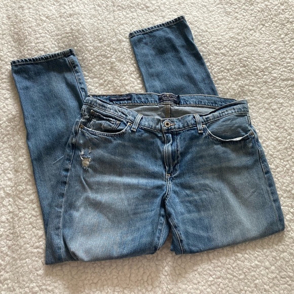 Lucky Brand women’s Sienna Slim Boyfriend denim blue jeans, size 10/30 - Picture 2 of 13